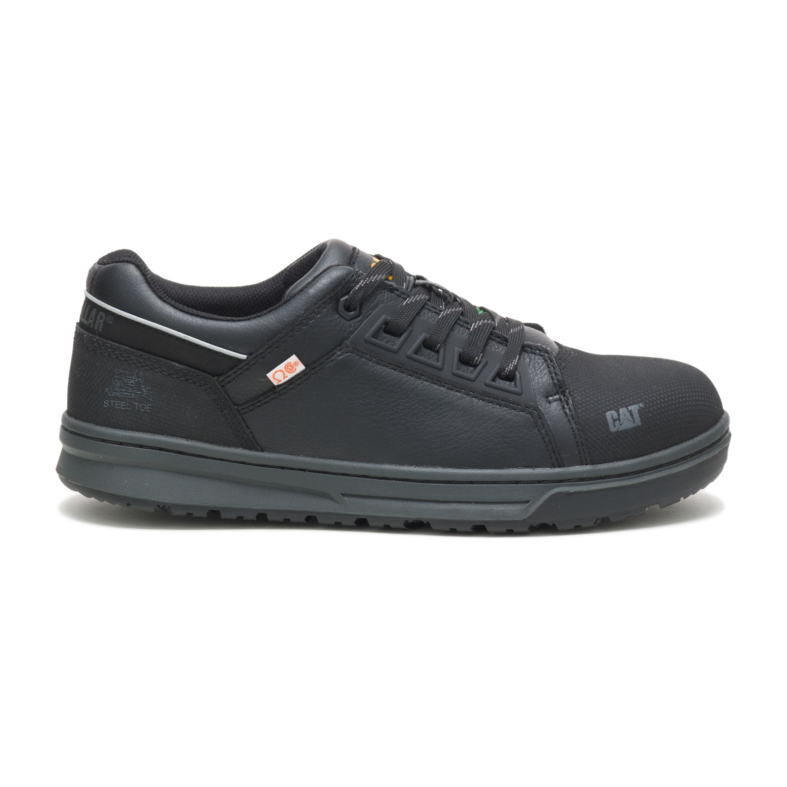 Caterpillar Work Shoes UAE Online - Caterpillar Concave Lo Steel Toe Csa Mens - Black SLJXWB683